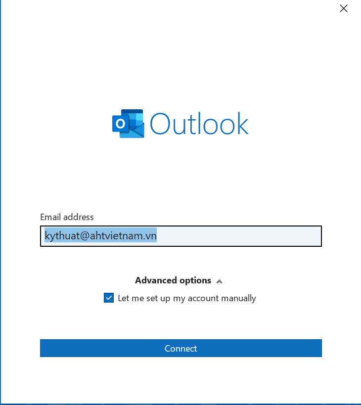 Cách cấu hình mail trên outlook