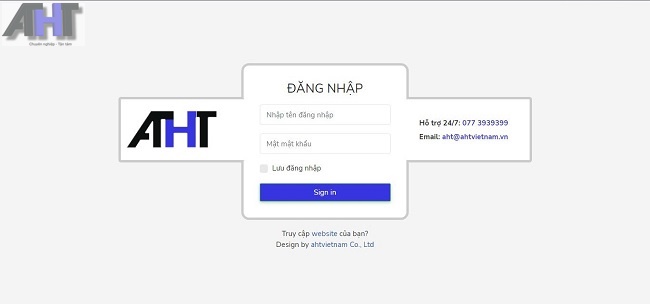 Hướng dẫn đăng nhập quản trị website 